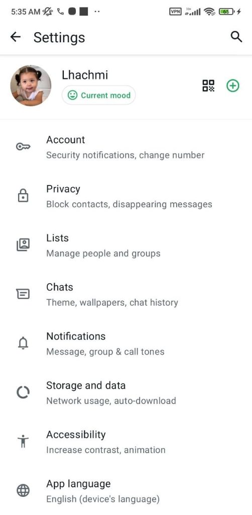 WhatsApp Messenger screenshot